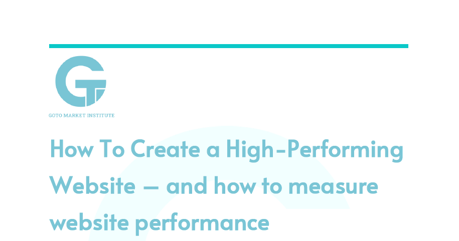 10.1 how to cerate a high-performing website