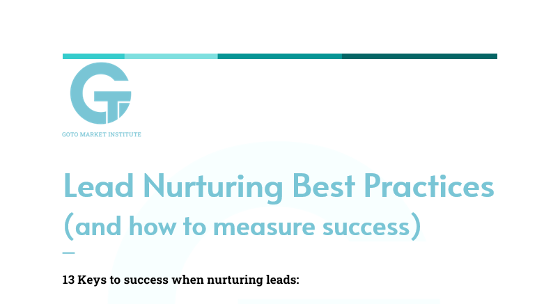 Lead Nurturing Best Practices